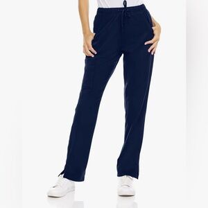 New- waterproof Soft silk like 
Navy Blue Women's medical scrub Pants